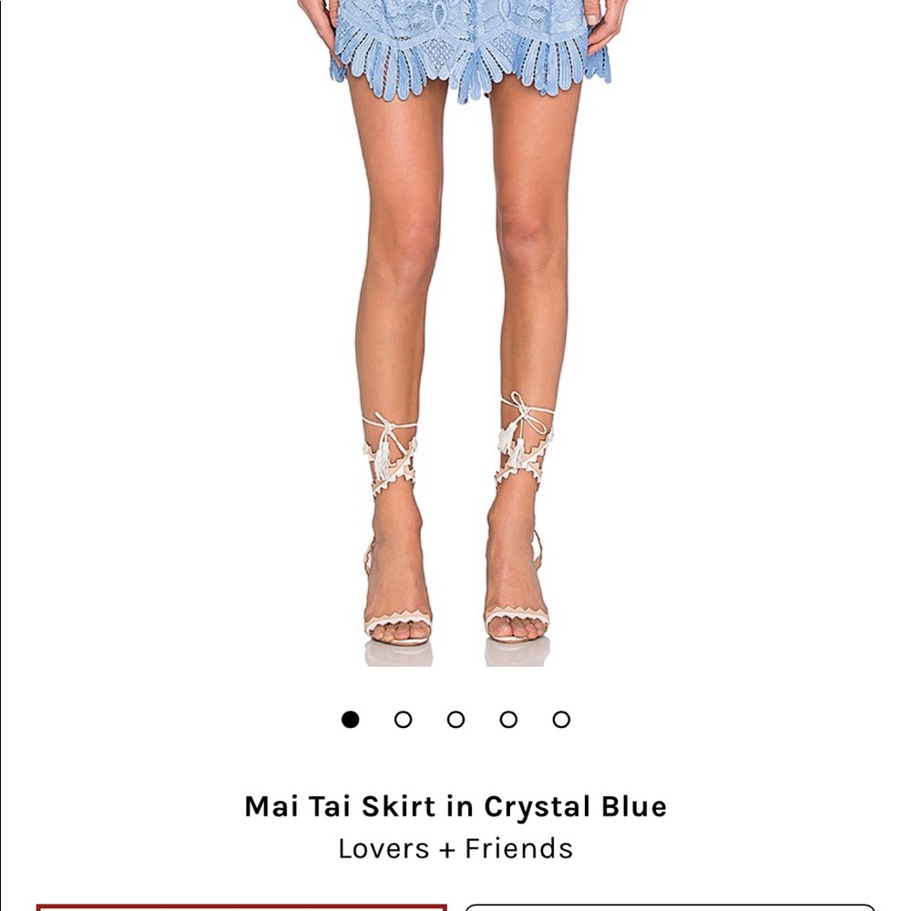 NWT Lovers + Friends | Mai Tai Lace Skirt - Picture 4 of 10
